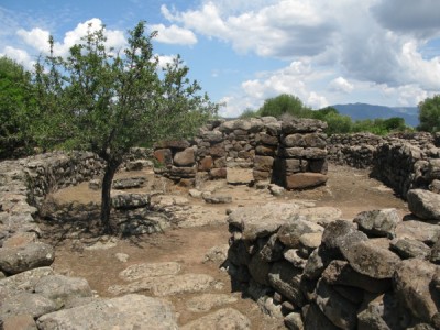 Nuragic village Serra Orrios